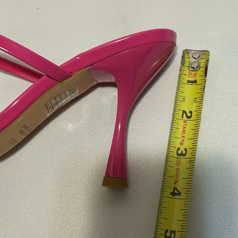 Elegant Pink Strappy Heels
